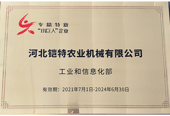 專精特新小巨人企業(yè)